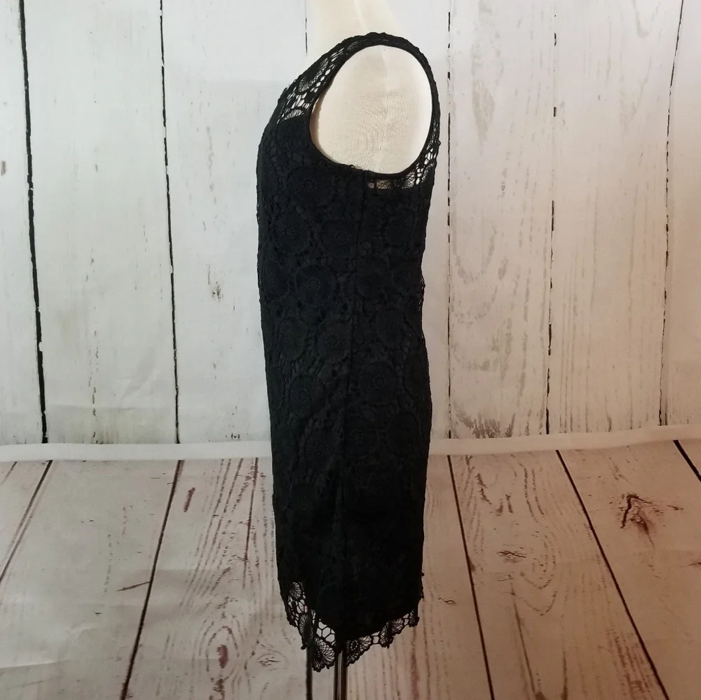 MUD PIE Mallory Crochet Dress Black - Picture 3 of 8